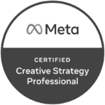 Meta certified creative strategy professional badge